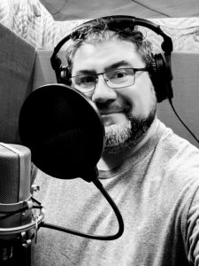 Wes Walker, in the studio